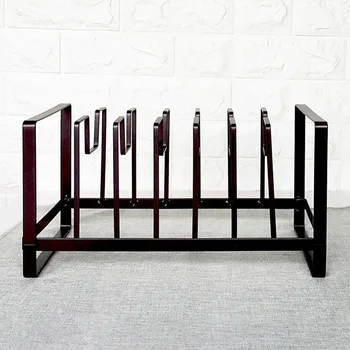 

Kitchen Stand Cutting Board Holder Save Space Durable Multi-layer Storage Rack Pot Lid Practical Carbon Steel Rustproof Bakeware