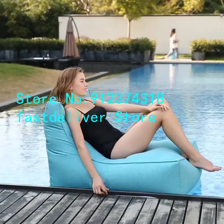 Waterproof Chair Knitted Unfilled Big Folding Outdoor Sofa Bean Bag Printed Jumbo Moon Pouf Donut stom Covers Beanbag Lounge