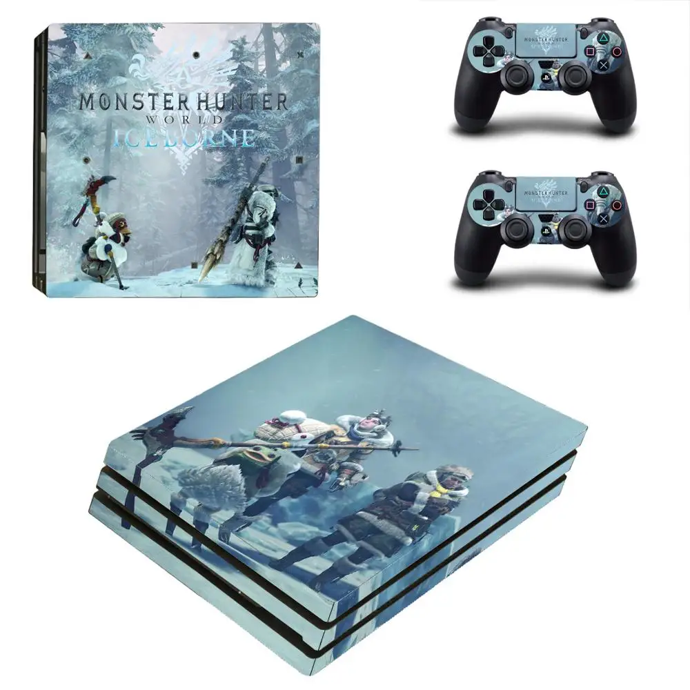 PS4 Pro стикер s Monster Hunter World Iceborne PS 4 Кожа Стикеры для playstation консоль и
