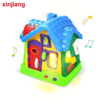 

Baby Early Learning Story House with Sound Soft Night Light Story Touch-n-Learn 0~12 months Great Gift Educational Toddlers Toy