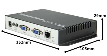 

VGA HD Video Live Encoder, Signal Transfer to IP Streaming, NVR Video Remote Transmission