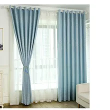 Простой норвежский стиль серый/синий затемненные занавески s для спальни Цветочные вышитые занавески для окон гостиной шторы декоративные
