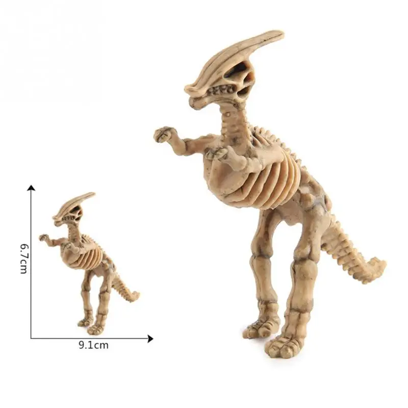 Мини Размеры Пластик ископаемый скелет динозавра имитационная модель парик из фигуры динозавров коллекции Развивающие игрушки для детей