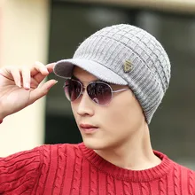 Модная Горячая Распродажа Унисекс Мужская Женская теплая шапка Skullies мешковатая Вязаная Зимняя шерстяная вязаная Лыжная Шапка кепки бейсбольные повседневные