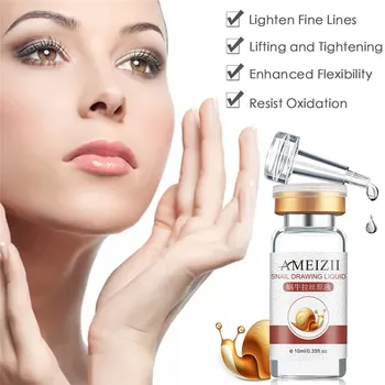 

10ml Ameizii Snail Essence Care Moisturizing Anti-Aging Essence Facial Cosmetics Skin Smooth Whitening Fading Spots Elasticity