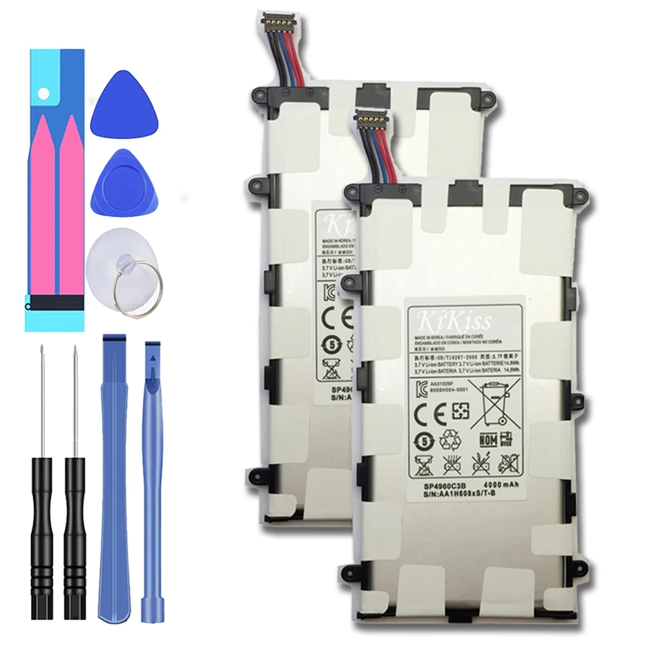 Free Tools 4000mAh SP4960C3B Battery for Samsung Galaxy Tab 2 Tab2 7.0 GT-P3110 GT-P3113 P3100 P3110 P6200 P3113 | Мобильные
