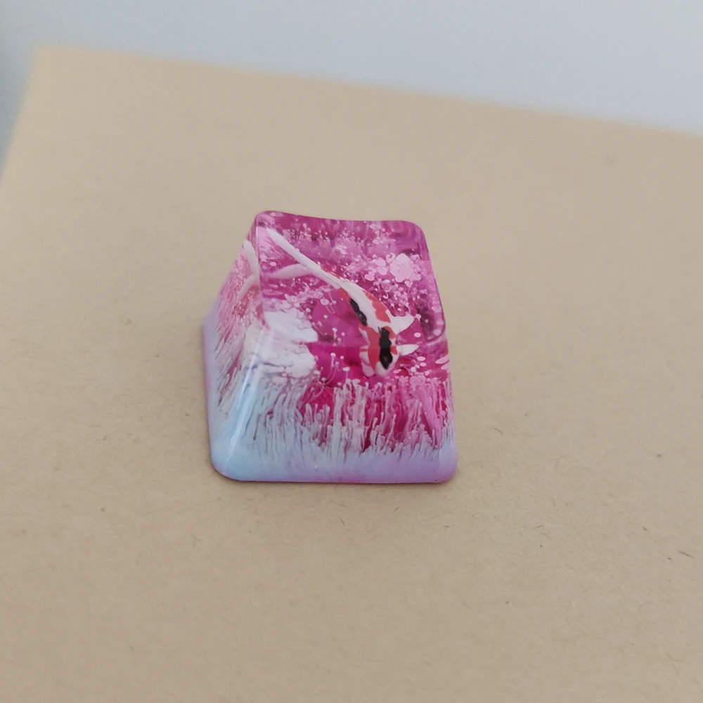 Pink koi ESC keycaps 5