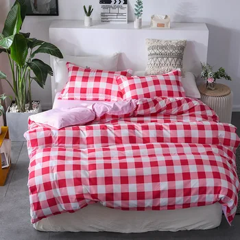 

Wave Point Bed Linen Bedding Set Home Textiles 3/4pc Family Set Include Bed Sheet&Duvet Cover&Pillowcases Full Queen King Size