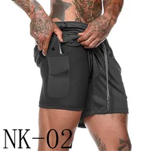 Мужские спортивные шорты мужские шорты для бега двухслойные мужские s Фитнес Бодибилдинг дышащие Компрессионные шорты быстросохнущие