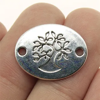 

WYSIWYG 12pcs 22x17mm Tree Connector Charm Charms For Jewelry Making Tree Connector Charms Charm Tree Connector