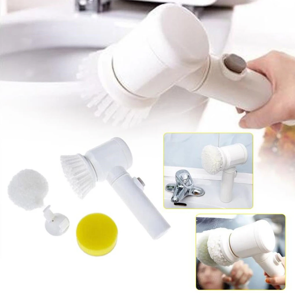 5in1 Handheld Bathtub Brush Kitchen Bathroom Sink Cleaning Tool 3