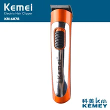 Kemei электрический триммер для волос KM607B Беспроводная электрическая машинка для стрижки волос Резак для волос триммер для бороды резак из нержавеющей стали перезаряжаемый