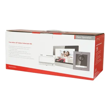 

DS-KIS702 multi-language 2-Wire Video intercom KIT, include DS-KD8003-IME2 & DS-KH6320-WTE2 & DS-KAD704 , 2-Wire Doorbell