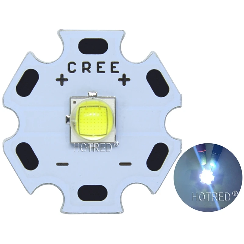 5 шт. Китай Cree XLamp XM-L2 XML2 T6 SMD5050 10 Вт Холодный белый 6500 к 80 мил высокой мощности светодиодный Диод таблеточного типа для детали для оборудования импульсного освещения лампы DIY