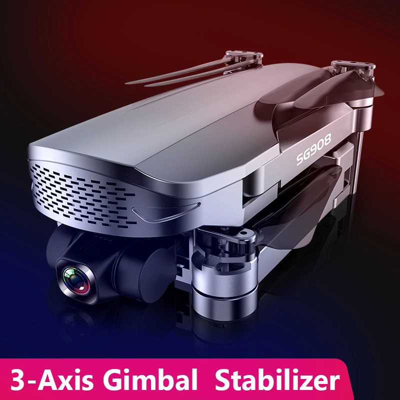Zll SG908 Camera Drone 4K Profissional Met 3 Axis Gimbal Stabilizer Borstelloze Motor 5G Wifi Gps Quadcopter rc Dron Quadrocopter