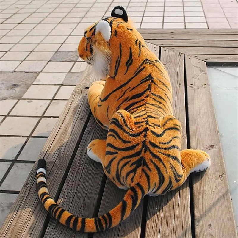 Детские плюшевые искусственные игрушки из меха тигра