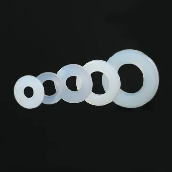 

100Pcs Plastic Nylon Insulation Flat Washer DIN125 ISO7089 M3 M4 M6 M8 Washer Plated Flat Spacer Seals Washer Gasket Ring NL03