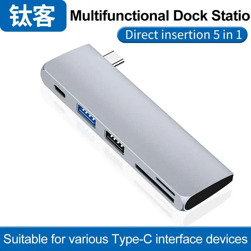 

Mosible USB C Hub for iPad Pro 2020 MacBook Pro USB Type C to USB 3.0 Adapter TF SD Reader Slot PD