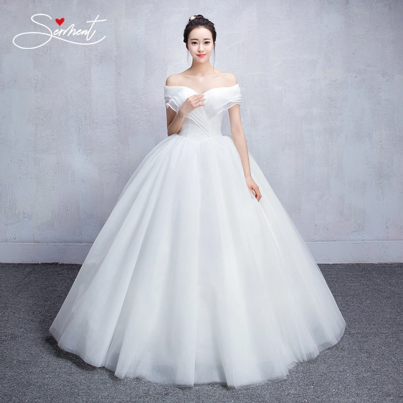 

OllyMurs Simple Lace Sleeve Wedding Dress Off The Shoulder Suitable for Pregnant Women 100cm Tail Spring Summer Autumn Wedding