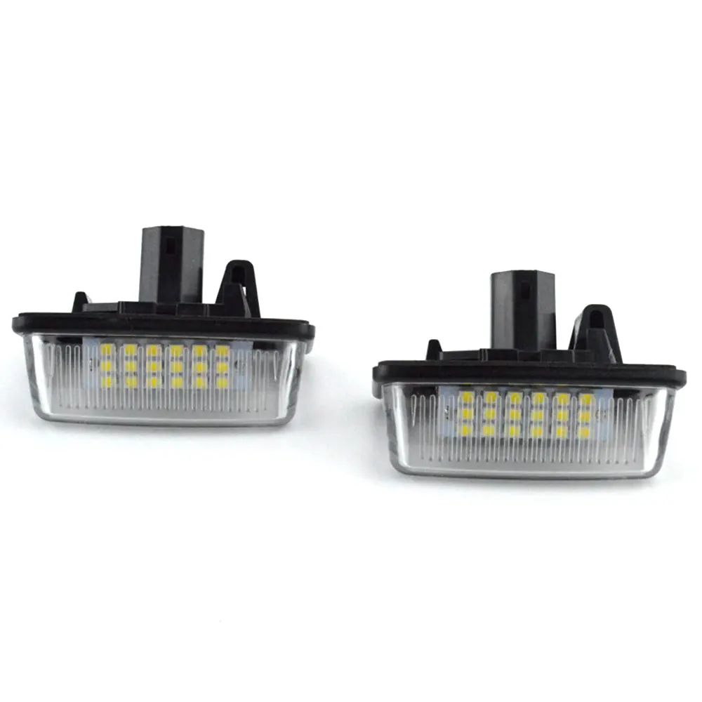 2 шт. 12V 18LED автомобиля Подсветка регистрационного номера SMD замена для Защитные чехлы для сидений, сшитые специально для Toyota Corolla Автомобильная сигнальная лампа новая 68x23x42 мм