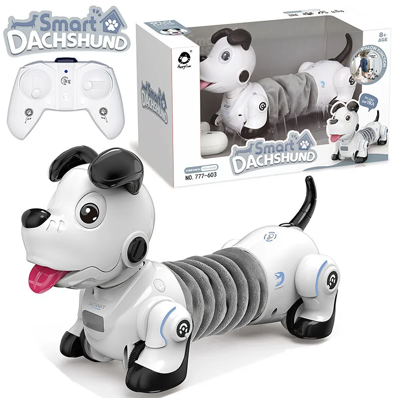 2021 New Programable 2.4G Wireless Remote Control Smart Robot Dog Kids Toy Intelligent Talking Electronic Pet kid Gift | Игрушки и хобби