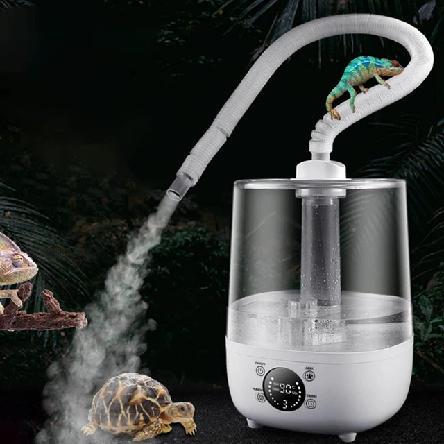 Humidificateur de reptiles à brouillard de Terrarium, boîte pour animaux  domestiques grimpants, atomiseur humidificateur avec réservoir d'eau de 4L,  Machine à brouillard pour serpent, tortue, lézard - AliExpress