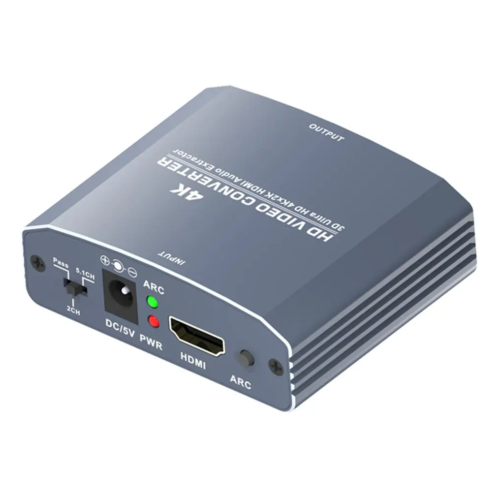 3D Ultra HD 4K x 2K HDMI в HDM+ аудио экстрактор SPDIF+ коаксиальный+ 3,5 мм стерео Поддержка 480i/p 576i/p 720p 1080i/p 4K x 2K разрешение