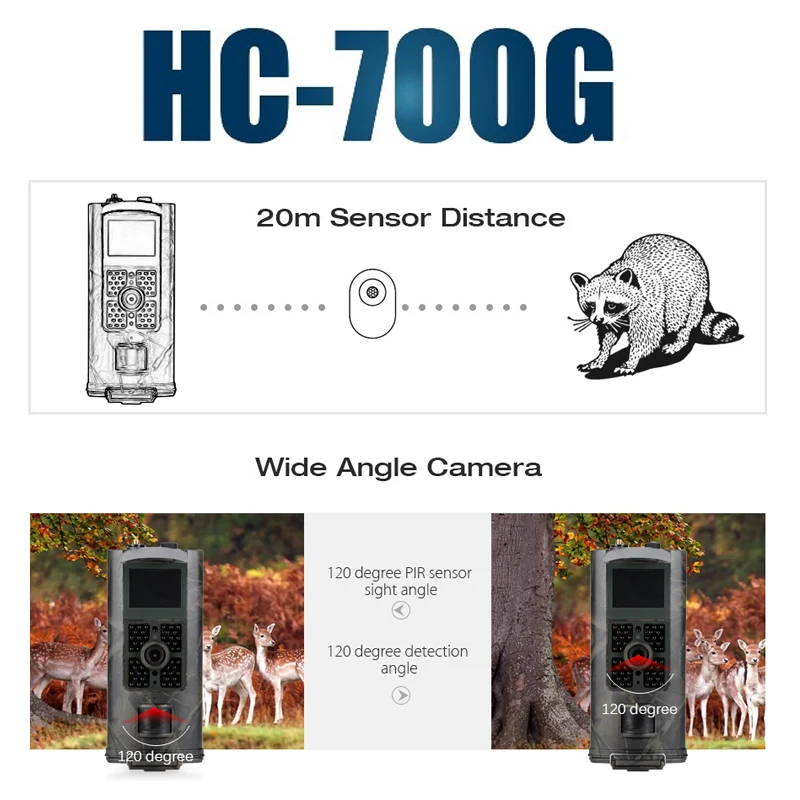 Охотничья камера Дикая природа Многофункциональный WCDMA/CDMA 3g MMS GPRS 16MP 1080p HD наблюдение животное IP65 0,5 s ИК-камера для охоты