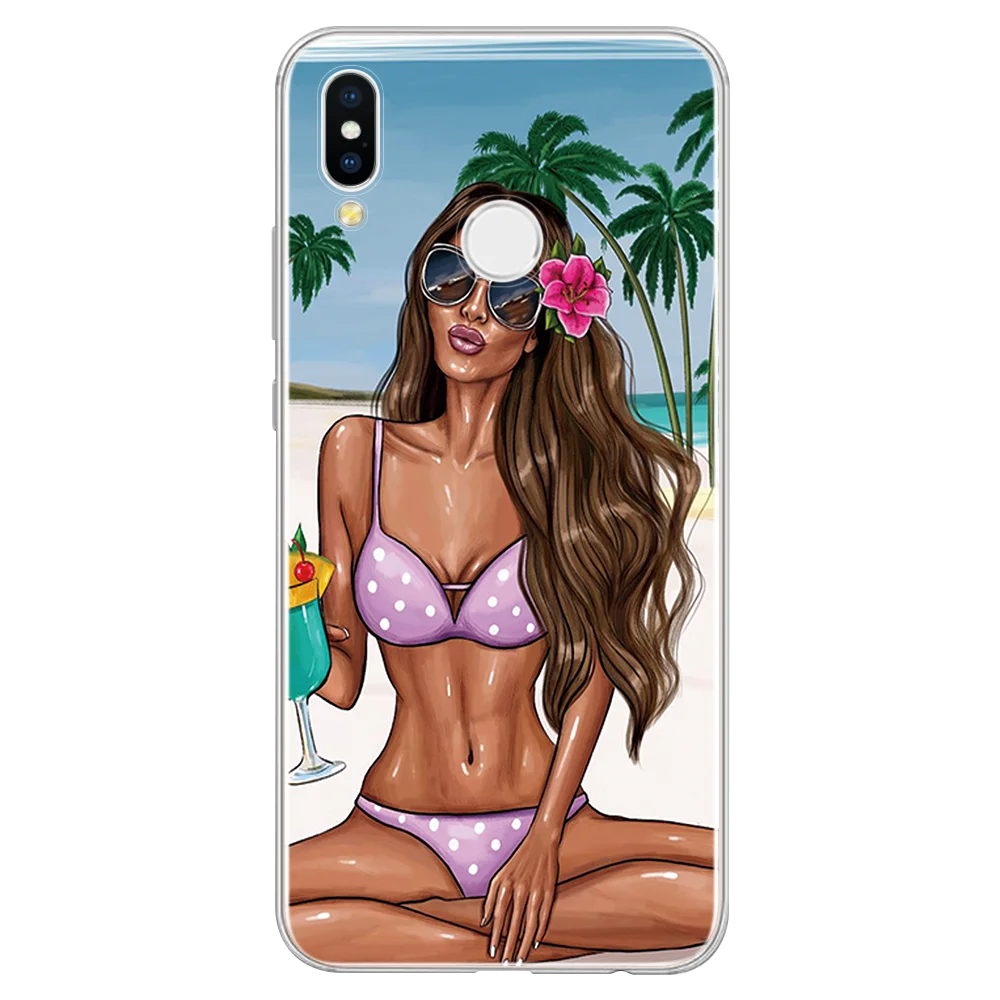 Чехол для Huawei Mate 20 30 10 P20 P30 Pro P10 P8 P9 Lite 2017 P Smart Plus Z 2019 черный коричневый сексуальный