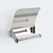 Настенный держатель для туалетной бумаги в ванной комнате с крышкой для телефона