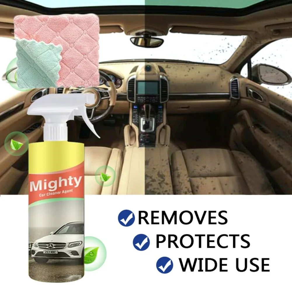 Mighty glass Cleaner, автомобильный очиститель окон, анти-туман, спрей, очиститель, Windshie, чистящее средство, 200 мл, гель limpiador Auto#2O28