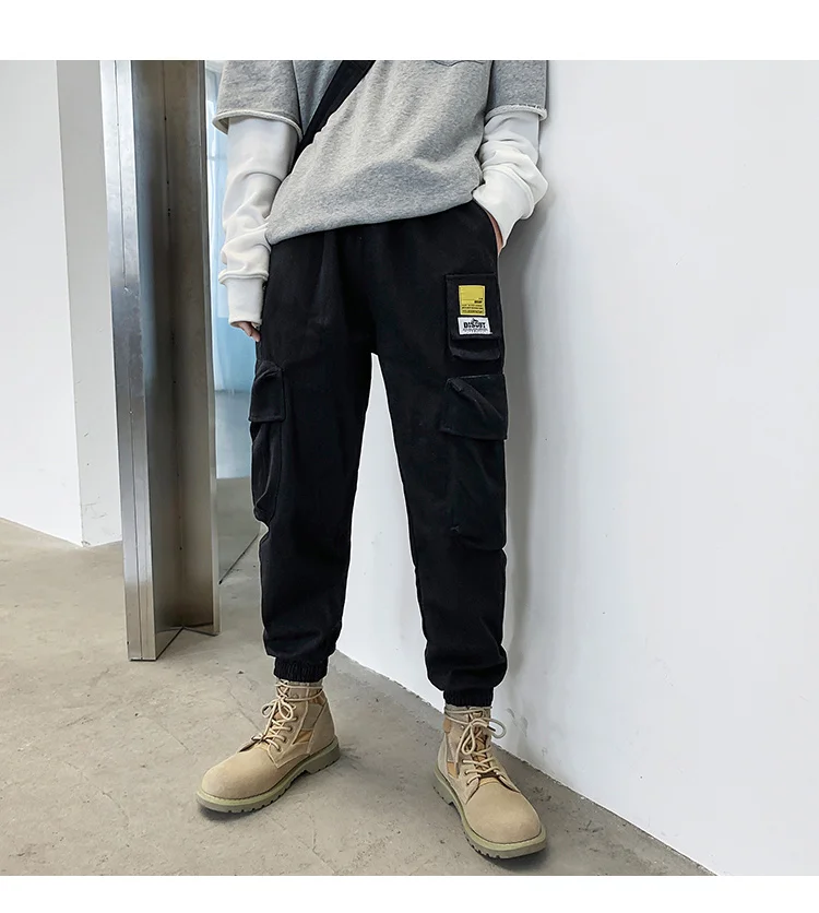 Privathinker Men's Autumn New Japan Style Harem Joggers Men Harajuku Sweatpant Hip Hop Trousers Male Fashion Oversize Pants