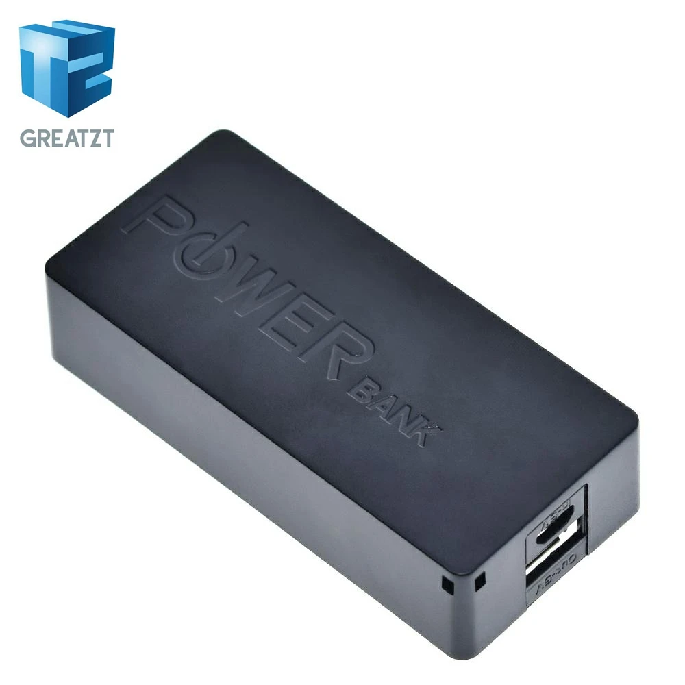 

2X18650 USB Power Bank Case Kit 18650 Battery Charger DIY Box Shell Kit Black For Smart Phone MP3 Electronic Mobile Charging