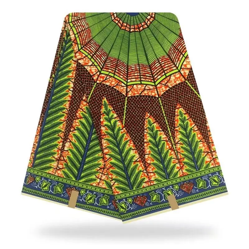 

6Yards/Pcs Real 100%Cotton Fabric African Wax Prints Fabric Soft Breathable Veritable Dutch Wax Block Fabric For Clothes,Bags