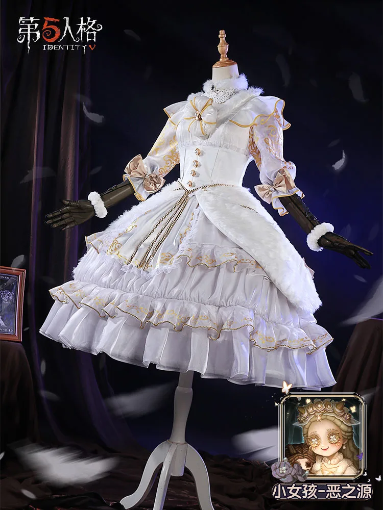 

COSLEE Identity V Little Girl Prime Evils Game Suit Lolita Dress Women Uniform Cosplay Costume Halloween Party Outfit NEW