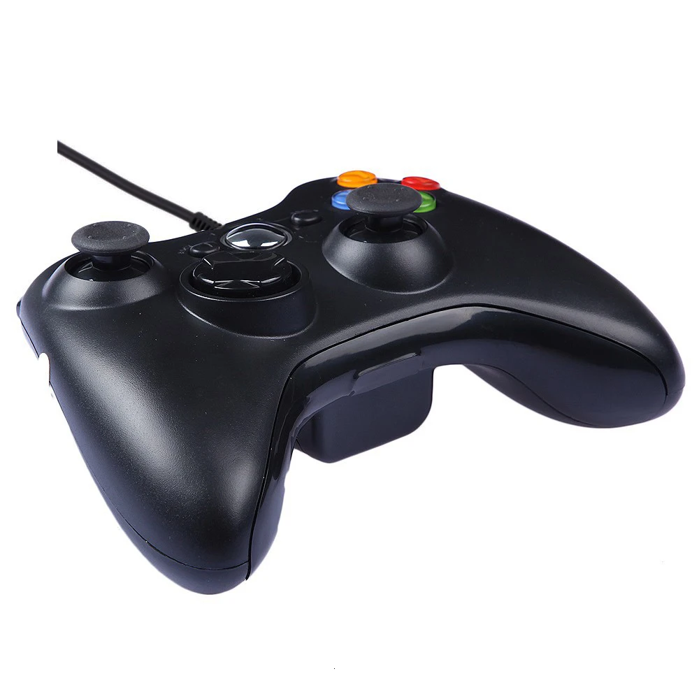 Gen Game USB Wired Joypad Gamepad Black Controller For Xbox 360 Joystick For Official Microsoft PC for Windows 7 Windows 8