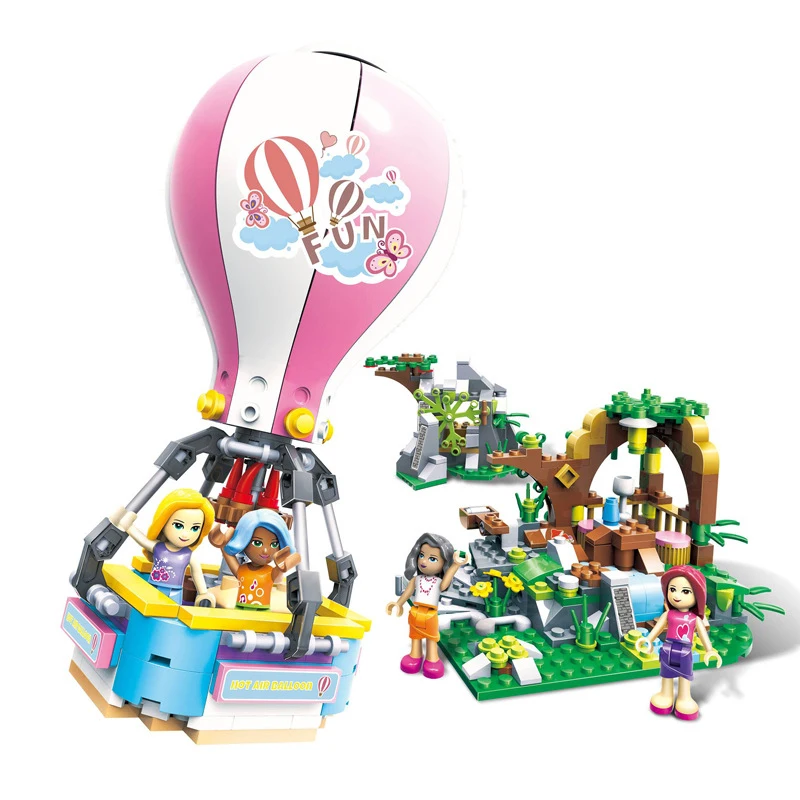 2019 Educational Building Blocks Toy Compatible With legoingly Friends Series Girl Island Travel Car Boat Model 4
