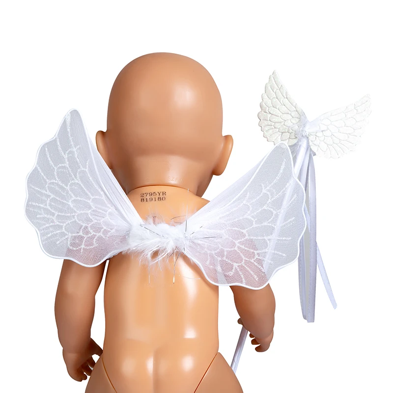 Аксессуары для кукол, Набор крыльев, подходит для 17 дюймов, 43 см, кукла для новорожденных, кукла, аксессуары для детей, подарок на день рождения