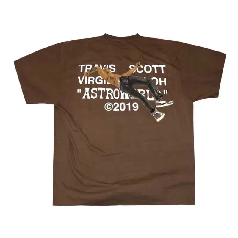 2019ss Трэвис Скотт астромир виргил abloh футболки в стиле хип хоп для мужчин и женщин