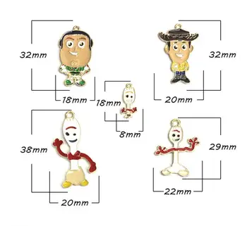 

100 pcs toy Necklace/Bracelet/Earrings Pendants DIY Jewelry Making Accessories