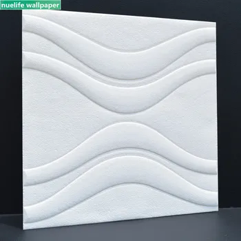 

Yellow 3D foam wall stickers living room bedroom kindergarten children's room shop TV background wall soft pack wallpaper