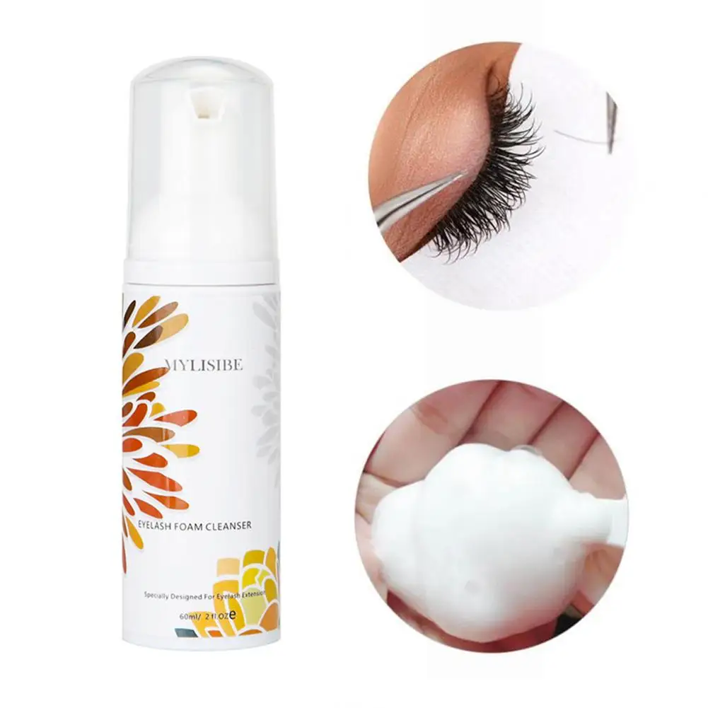 Eyelashes Cleaning Foam Mousse Lash Extension Cleanser No Stimulation