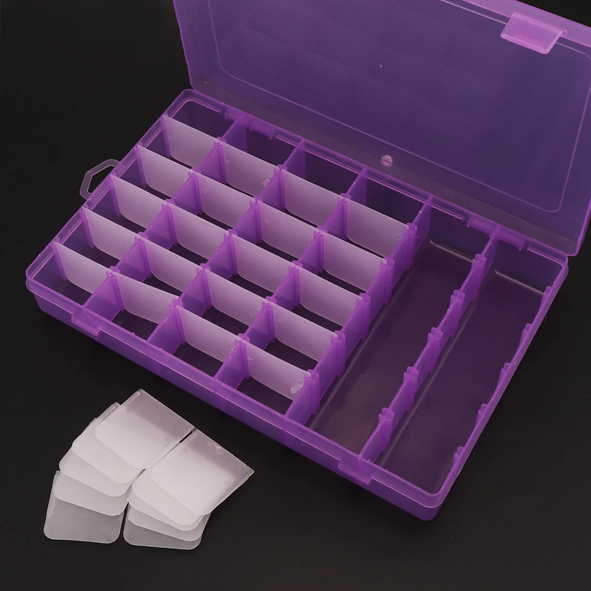 3 Colors 36 Grid PP Removable Multipurpose Organizer Container Storage Box Fit for Household Daily / Cosmetic / Jewelry