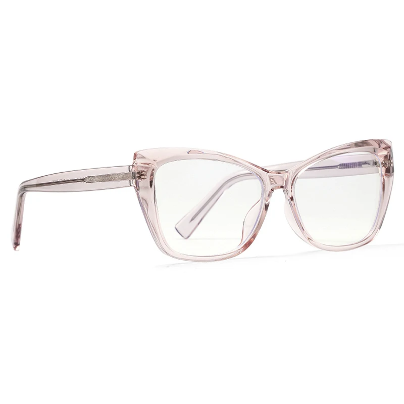 C3Pink AOFLY, фирменный дизайн, кошачий глаз, синий светильник, блокирующие очки для женщин, новинка, винтажная оптическая оправа, компьютерные игровые очки, женские, UV400 - Цвет оправы: C3Pink