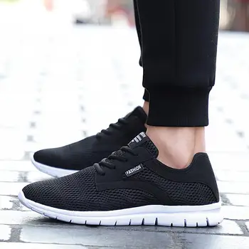 

Summer Shoes Men Breathable Mesh Men Sneakers Male Shoes Adulto High Quality Comfortable Mens Shoes Casual Non-slip Size 38-47