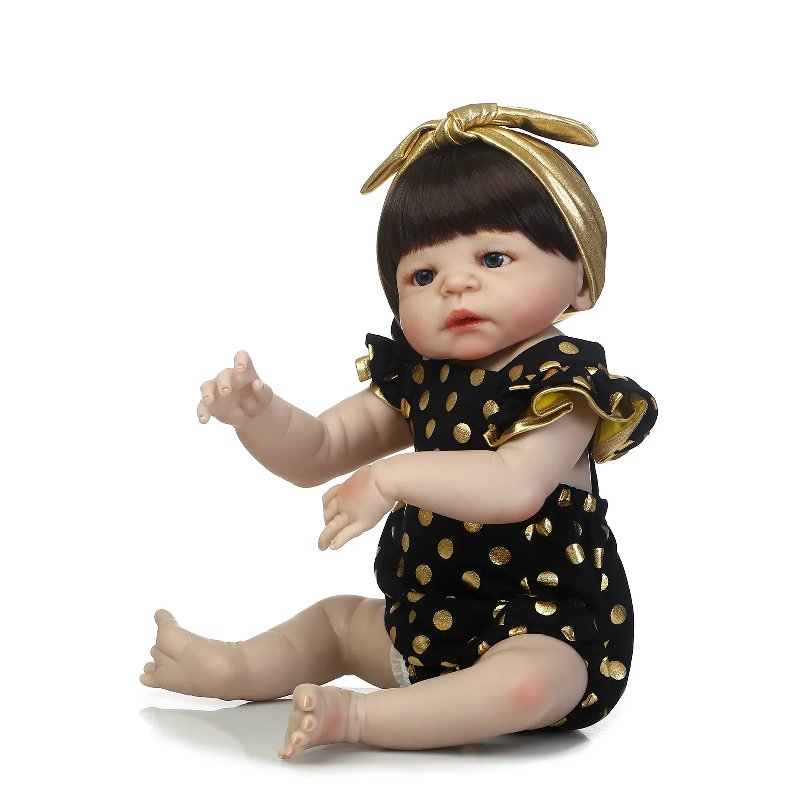 

All Silicone Doll Baby 57CM 20inch NPK Doll Bebe Reborn Dolls Girl Lifelike Reborn Doll Fashion Boy Newborn Reborn Babies