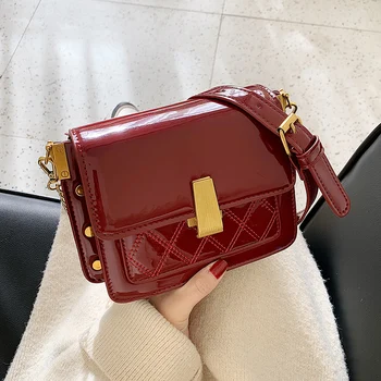 

Toposhine Chain Women Bag Plaid Fashion Girls Shoulder Bags Cross Body Women Bags Pretty Bags Ladies Party Bags Drop Ship