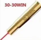 30-30WIN 50 шт. CAL. 9 мм. 45. 30. 222REM. 223REM 7,62X39 30-30WIN 7X57R. 308 7,62X54. 38 20GA картридж с красным лазерным отверстием Sighter Boresighter - Цвет: 30-30WIN
