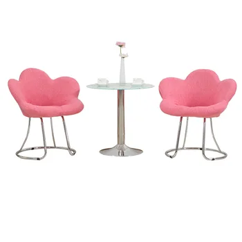 

Creative Makeup Chair Modern Minimalist Bar Living Room Lounge Bedroom Princess Pink Cute Beauty Dressing Stool