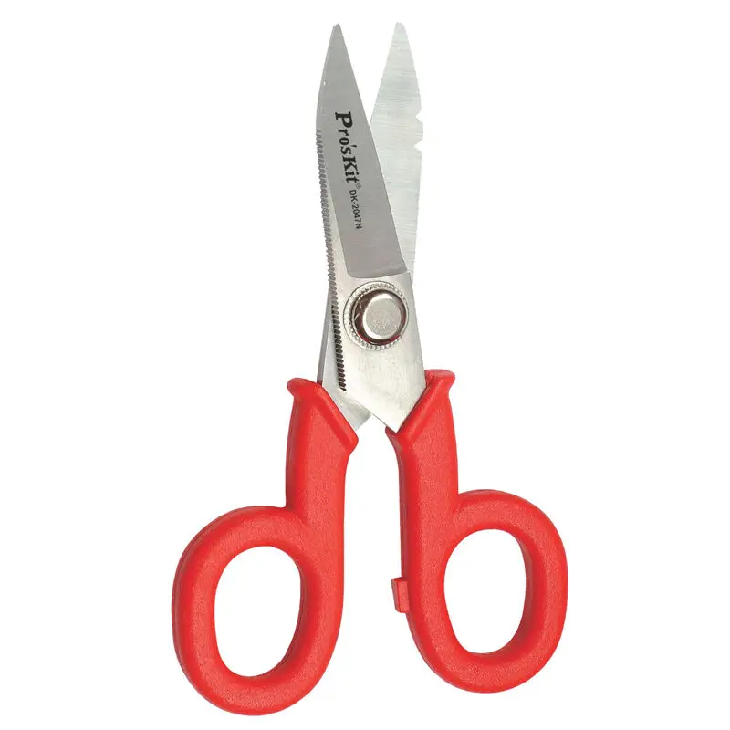 Pro'sKit DK-2047N Electrician Scissors Multi-Function Electrical Cable Stripping Knife 5.5 Inch 145mm Household Wire Cutter 4